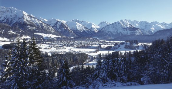 Blick auf oberstdorf