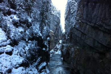 Im Winter ist die Breitachklamm ein ganz besonderes Erlebnis.