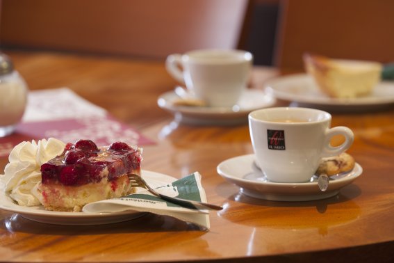 Leckere Kuchen im Mohren Café