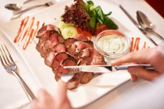 kulinarische Spezialitäten im Restaurant