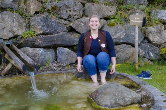 Kneippbecken im Hotel Oberstdorf