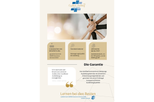 Exzellente Ausbildung Zertifikat