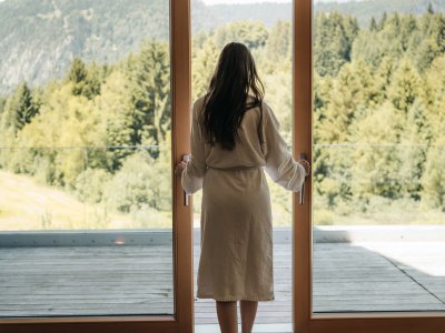 Wellnesswelt im Hotel Oberstdorf mit einzigartigem Bergblick