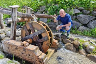 Steffen beim Wandern
