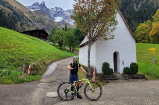 Andrea beim Fahrradfahren