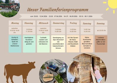 Familienferienprogramm im Hotel Oberstdorf