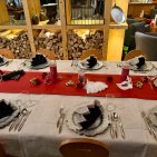 Die Tische sind gedeckt - wir freuen uns auf den schönen Silvesterabend mit unseren Gästen