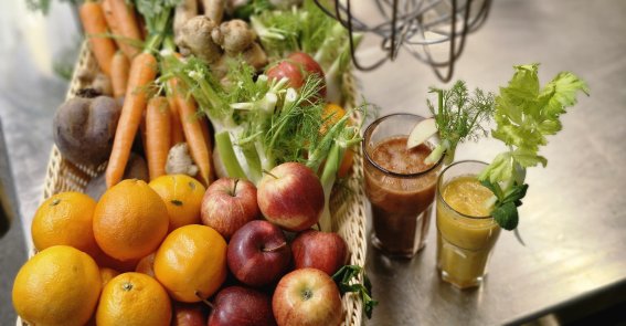 Gemüsesaft mit Vitaminen