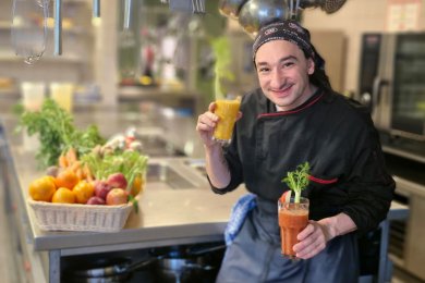 Gemüsesaft mit Vitaminen