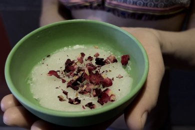 Salzpeeling bearbeitet