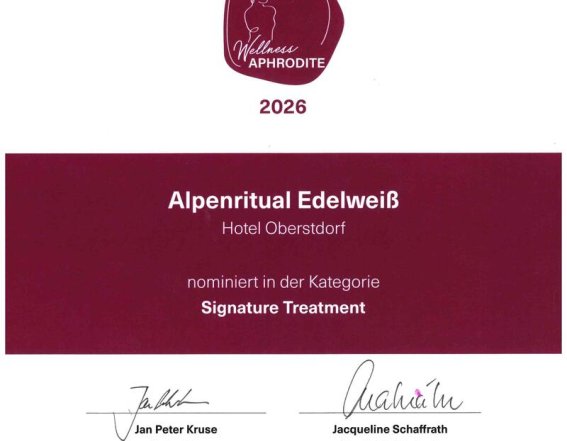 Urkunde Wellnessaphrodite
