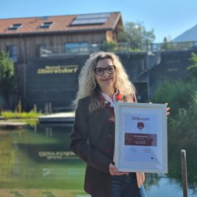Unsere Wellnessleiterin Vicky ist stolze Zweitplatzierte der Wellness Aphrodite 2026