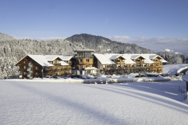 Winterkleid des Hotel Oberstdorfs