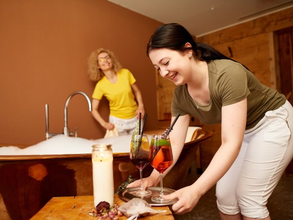 Hotel Oberstdorf Verwöhnprogramm im Wellnessbereich.