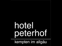 HotelPeterhof Logo 1c negativ schwarz