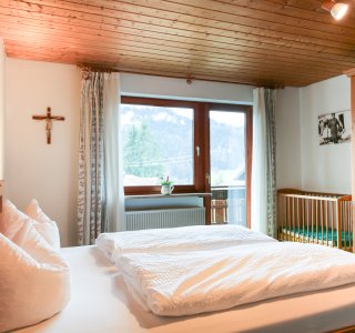 Schlafzimmer mit Ausblick