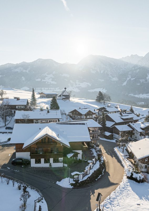 Die Oberdorfer Stuben im Schnee