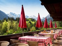 Terrasse im Frühling