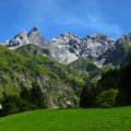 Einödsbach mit Mädelegabel-Gruppe