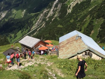 Der Abstieg vom Widderstein kann beginnen!
