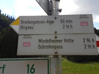 Noch 2 5 Stunden bis zum Schrofenpass