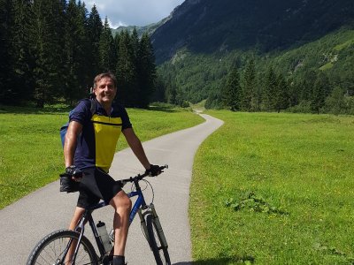 Erstmal aufs Bike später wird gewandert!