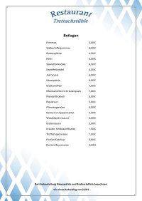 Beilagen