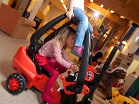 Aufräumgerät im Spielzimmer :-)