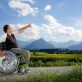 Die Berge zum greifen nahe