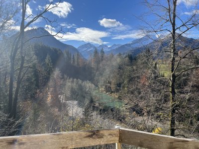 Ausblick nach Süden im Herbst (Ferienhütte)