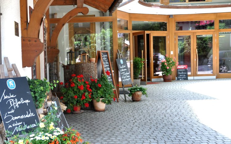 Eingang Restaurant, Wintergarten, Hotel