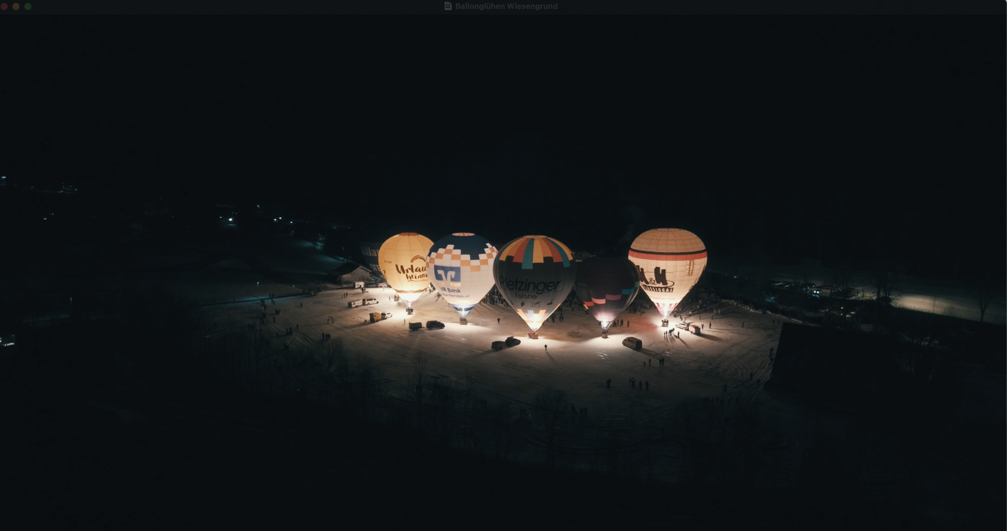 Ballonglühen Wiesengrund