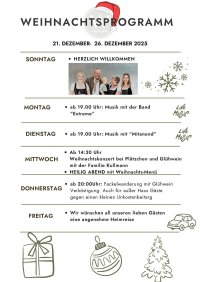 Weihnachtsprogramm
