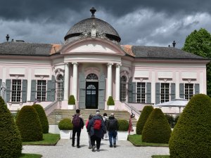 Gruppe Urlaub Behinderte