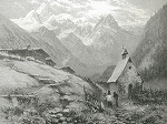 Einödsbach auf einem Holzschnitt