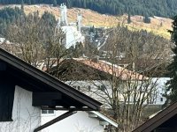 Blick Sprungschanzen Schattenberg Zoom