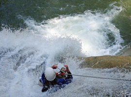 Canyoning Starzlachklamm Rutsche
