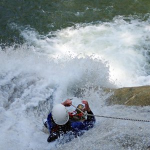 Canyoning Starzlachklamm Rutsche