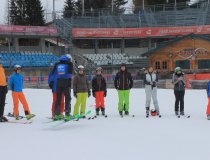 Skisprungworkshop - Absprunguebung