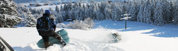 Airboard Downhill - Aussicht