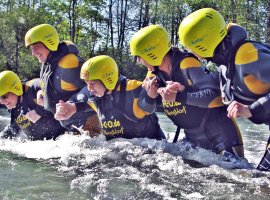 Flussquerung Team