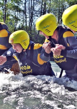 Flussquerung Team