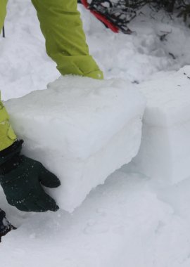 Iglubau im Allgäu