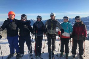ICO Team-Skifahren Berg