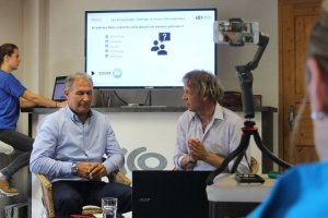 Peter Tümmers und Jürgen Freisl im ICO-Center