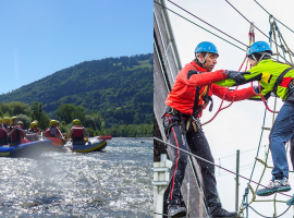 Kombi-day skywalk & rafting
