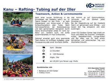 Azubi-Training Flussexpedition