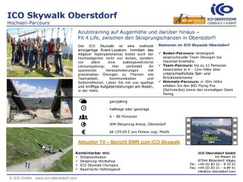 Azubi-Training Skywalk Oberstdorf