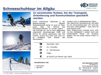 Azubi-Training Schneetour