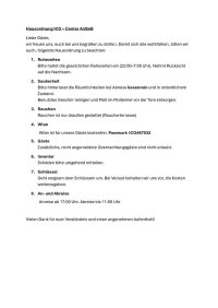 Hausordnung ICO Center